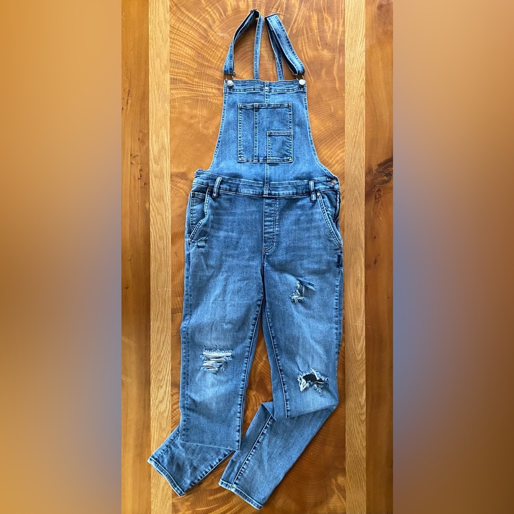 Silver Jeans Blue Denim Overalls